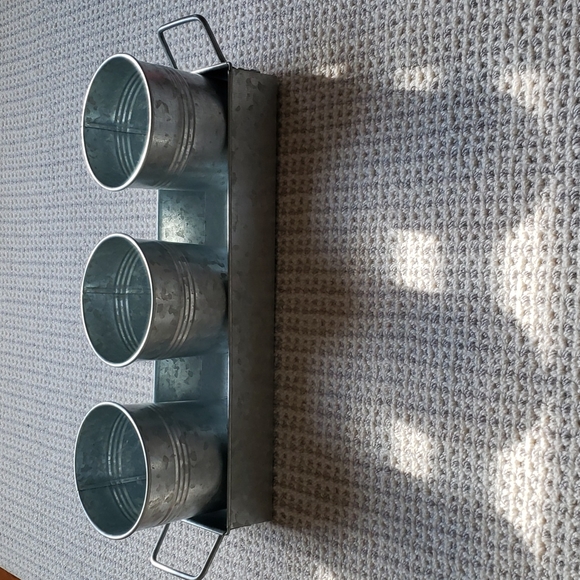 Galvanized Tin Utensil and/or Condiment Set - Picture 4 of 4